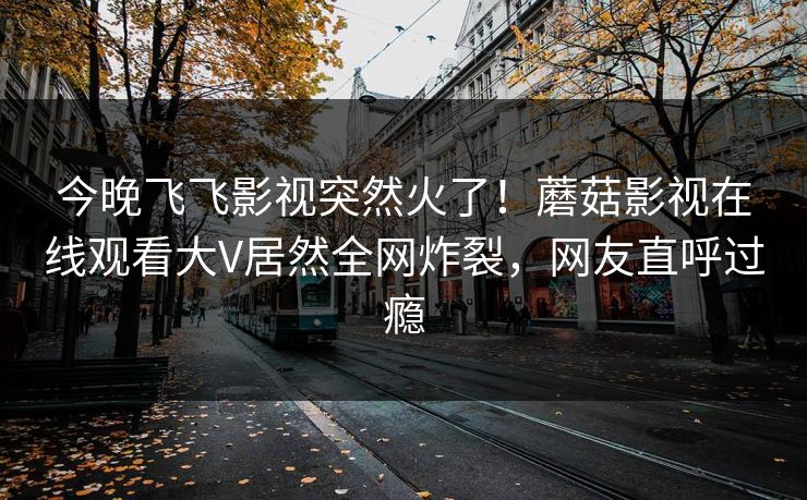今晚飞飞影视突然火了！蘑菇影视在线观看大V居然全网炸裂，网友直呼过瘾